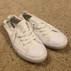 All while Converse All Star slip on shoes